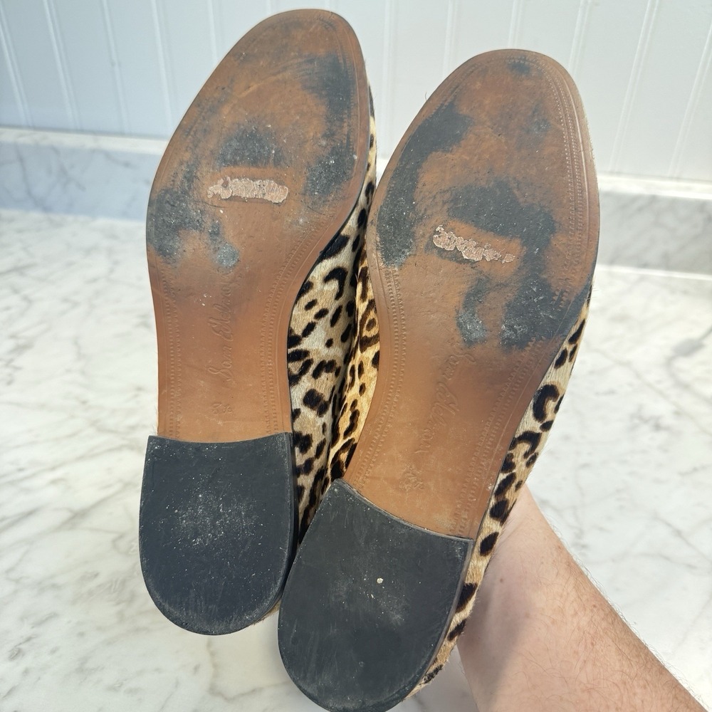 Sam Edelman Loraine Horsebit Cheetah Print Loafers Shoes Women Size 8.5 - Picture 7 of 9